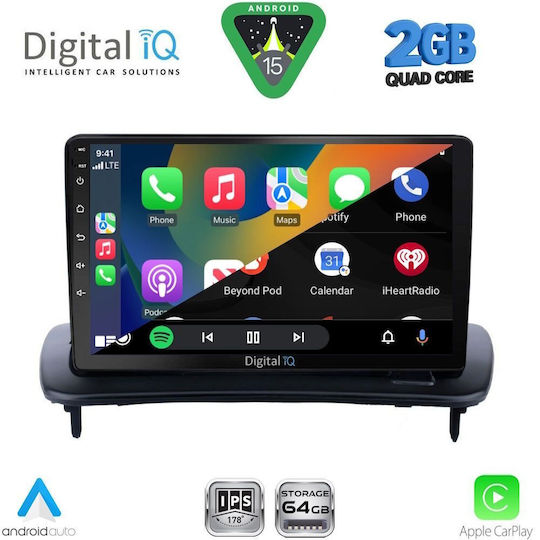 Digital IQ Ηχοσύστημα Αυτοκινήτου για Volvo C30 / S40 2005-2013 (Bluetooth/USB/WiFi/GPS/Apple-Carplay/Android-Auto) με Οθόνη Αφής 9"