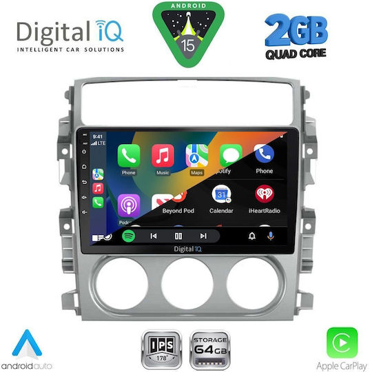 Digital IQ Ηχοσύστημα Αυτοκινήτου για Suzuki Liana 2001-2007 (Bluetooth/USB/WiFi/GPS/Apple-Carplay/Android-Auto) με Οθόνη Αφής 9"