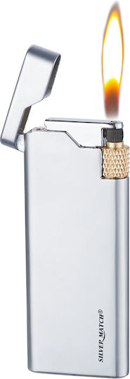 Silver Match Lighter Flame