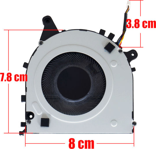 Ανεμιστηράκι Laptop Cpu Cooling Fan Lenovo Thinkpad E14 G2 20ta 20tb E15 G2 20td 20te 5f10z58242 5f10z58243 Bapc0806r5hy002 5pin Κωδ.81485