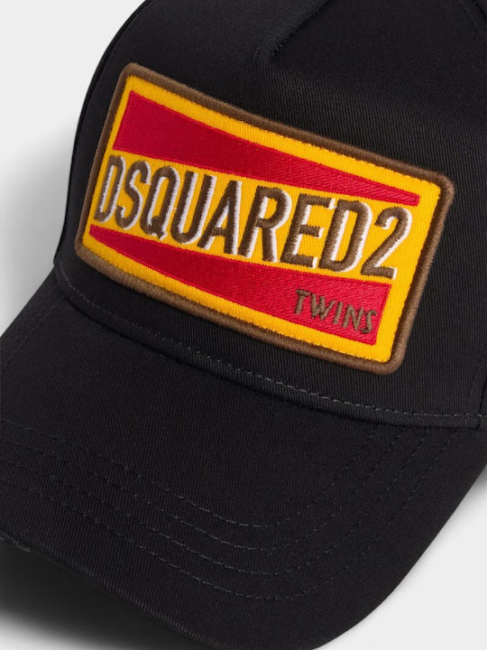 Dsquared2 Men's Logo Pathc Baseball Cap Bcm041905c00001