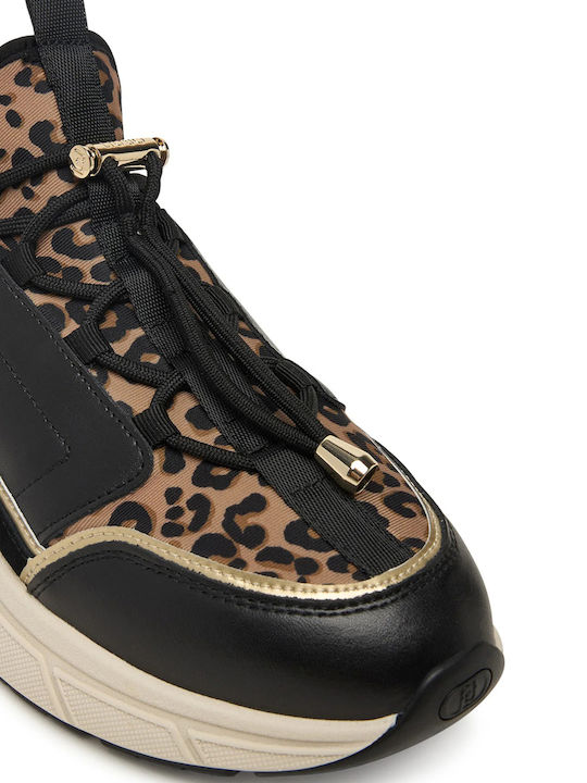 Sneakers Pentru Femei Negri Leopard