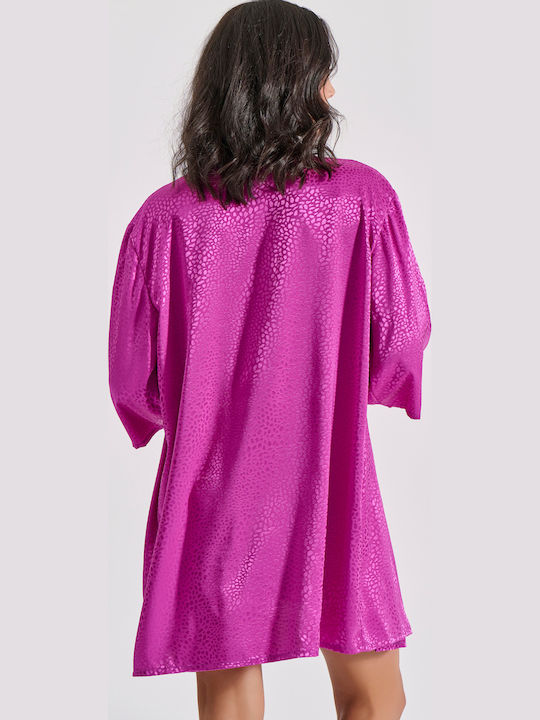 Milena by Paris Winter Women's Robe Magenta