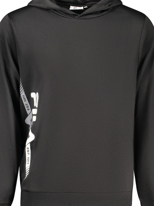 Sweatshirt with Hood Black