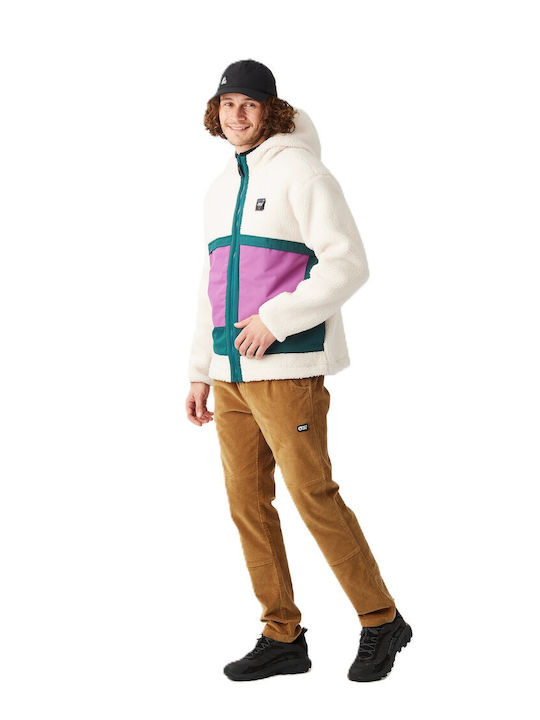Men's White Hooded Jacket
