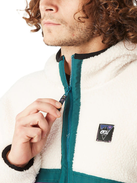Men's White Hooded Jacket