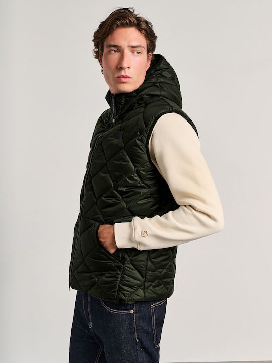 Ärmellos Jacke Olive