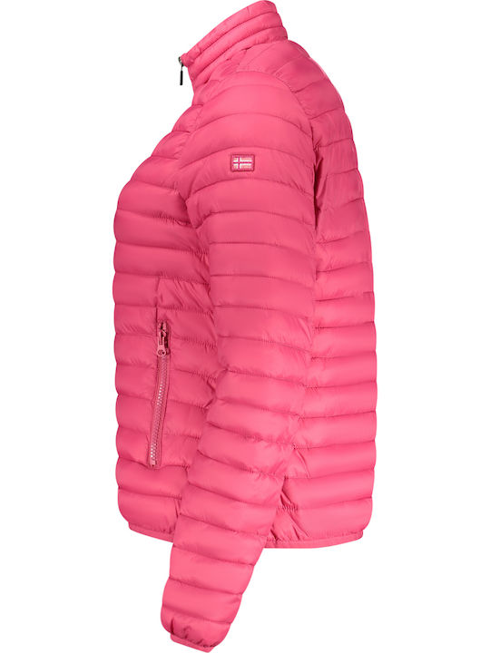 Women's Short Lifestyle Jacket for Winter Pink
