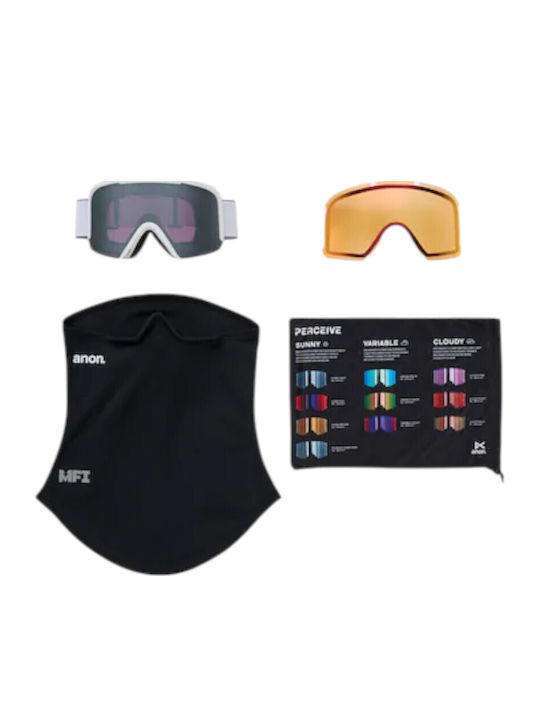 Anon Nesa Ski & Snowboard Goggles Kids White