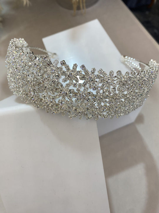 joli Joli Absolutely Impressive Headpiece Decorated with Sparkling Zircons of Top Shine