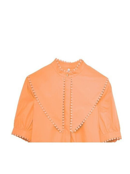 Women's Long Sleeve Shirt Orange