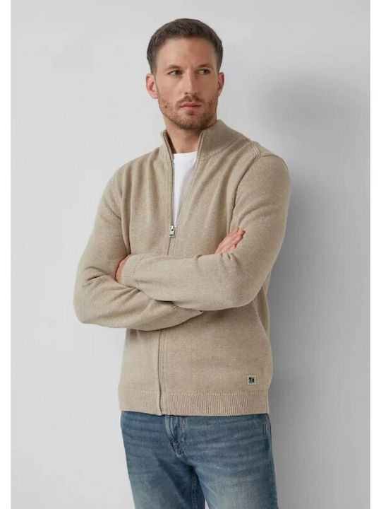 Herren Strickjacke Beige