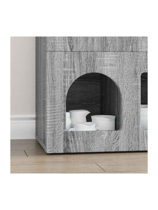 Cabinet Storage Wooden L80.5xW35xH59cm