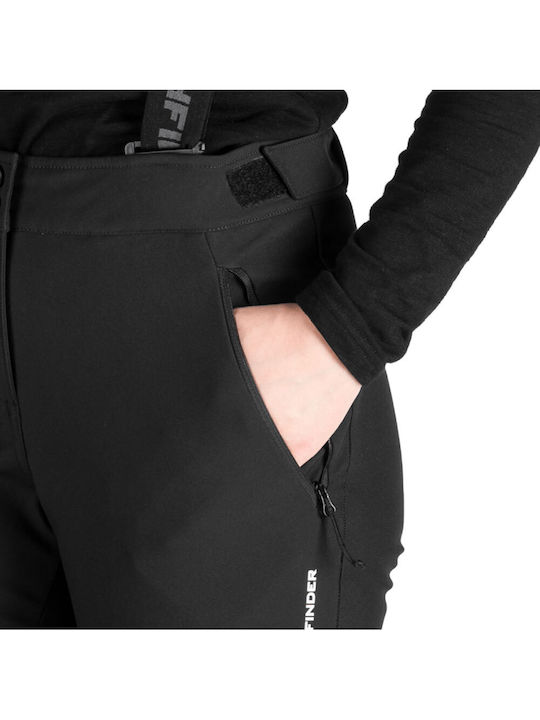 Northfinder NO-6049SNW Women's Trousers for Ski & Snowboard Soft Shell Black