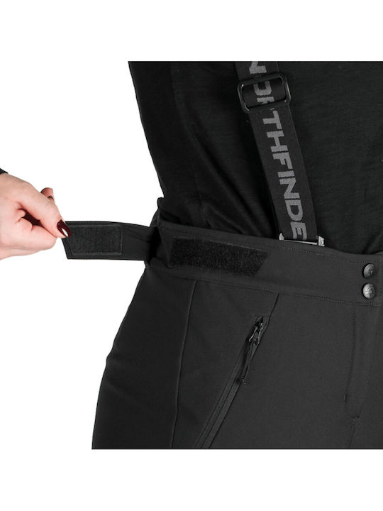Northfinder NO-6049SNW Women's Trousers for Ski & Snowboard Soft Shell Black