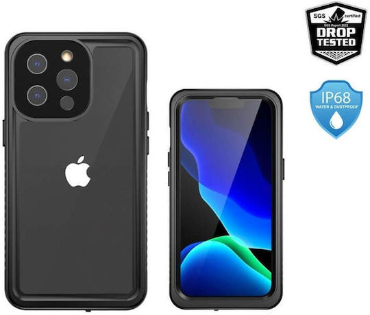 4Smarts Back Cover Πλαστικό Αδιάβροχο Μαύρο (iPhone 13 Pro)