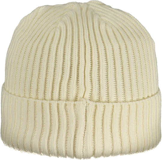Beanie Ανδρικός Σκούφος Πλεκτός σε Λευκό χρώμα