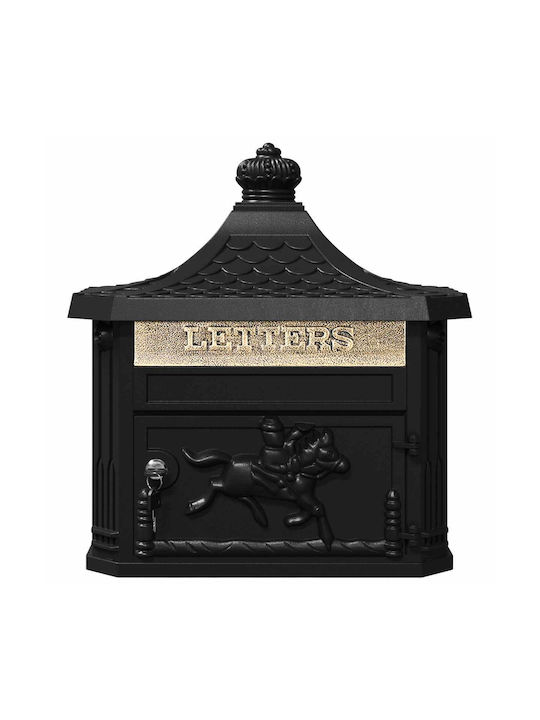 vidaXL Coș de gunoi de birou Negru 15.5x44x40.5cm