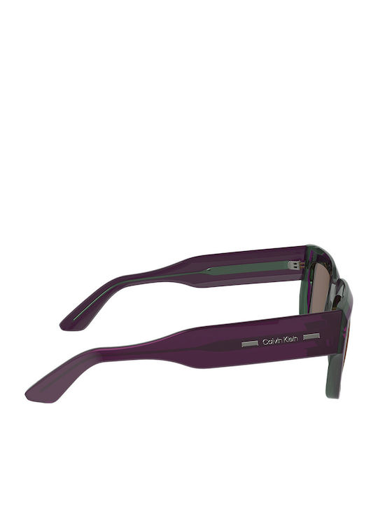 Calvin Klein Unisex Ochelari de soare cu Maro Cadru și Maro Lentilă CK23538S 515