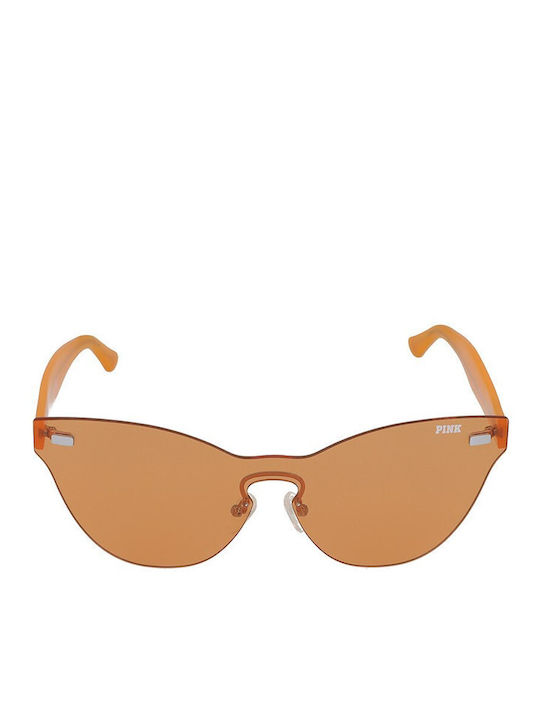 Victoria's Secret Women's Sunglasses with Orange Plastic Frame and Orange Lens PK0011 41F