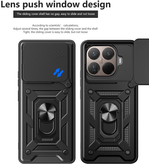 Techsuit Camshield Series Umschlag Rückseite Silikon Grün (Xiaomi 15T Pro)
