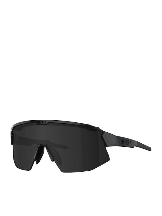 Bliz Unisex Ochelari de soare cu Negru Cadru și Negru Lentilă