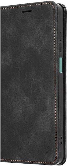 Techsuit Confy Cover Book Silicone Black (Honor X5C Plus)