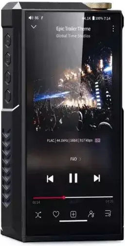 Fiio M27 Референтен Клас Hi-res Смарт Hi-fi Плеър – Двоен Ess Es9039spro 5 000 Mw Балансиран Изход Aptx Lossless Алуминиев Наличен