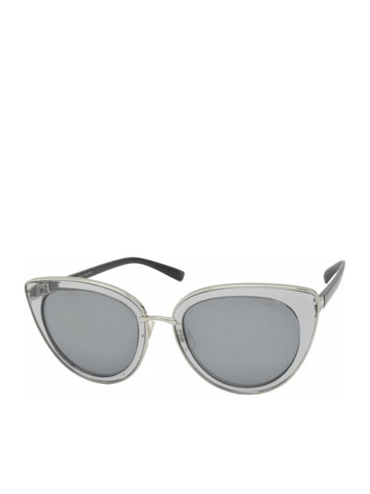 Invu Damen Sonnenbrille mit Silber Gestell mit Polarisiert Linse T1951C