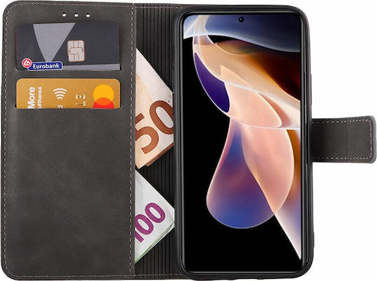 Lime Essential Magnet Книга Силикон / Изкуствена кожа Сив (Redmi Note 11 Pro+ 5G) 8334917