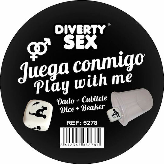 Diverty Sex Position Dice Ερωτικό Παιχνίδι Ζαριών