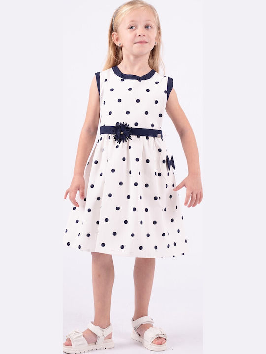 Kinderkleid Ärmellos Blue