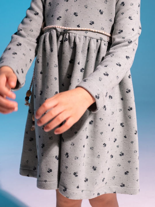 Children's Dress Long Sleeve Set with Accessories Pink