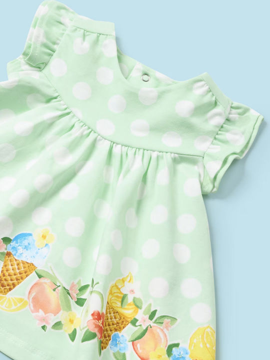 Kinderkleid Ärmellos Grün