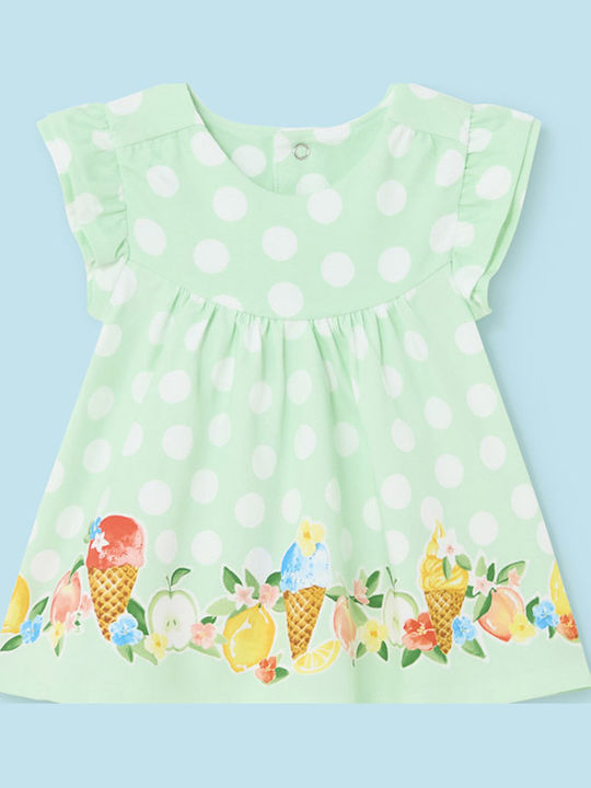 Kinderkleid Ärmellos Grün
