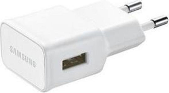 Samsung Încărcător cu Cablu Integrat cu Port USB-A USB-C 7.75W Albς (Ep-ta50ewe)