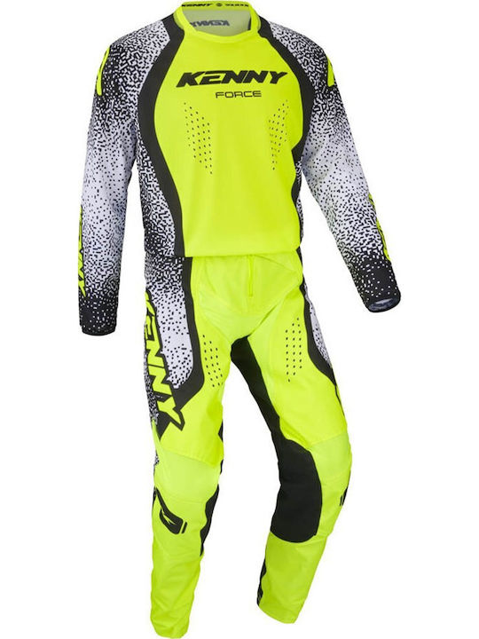 Kenny Force Männer Motocross-Shirt Gelb Farbe