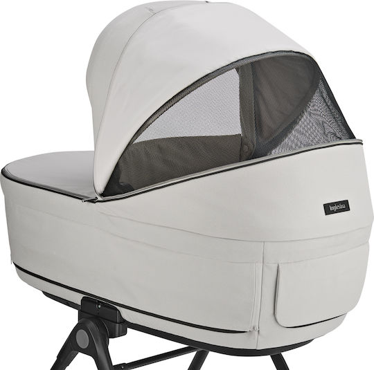 Inglesina Aptica Quattro Darwin Infant Recline Ρυθμιζόμενο Καρότσι 3 σε 1 Kατάλληλο για Nεογέννητο Platinum Grey / Litio Black 10.4kg