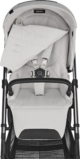 Inglesina Aptica Quattro Darwin Infant Recline Ρυθμιζόμενο Καρότσι 3 σε 1 Kατάλληλο για Nεογέννητο Platinum Grey / Litio Black 10.4kg