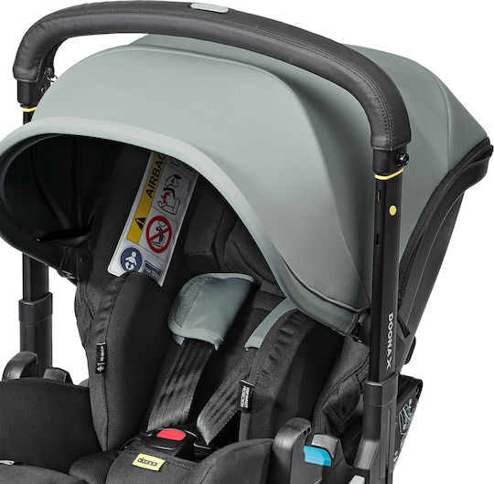 Doona X Car Seat & Stroller Καρότσι 2 σε 1 Kατάλληλο για Nεογέννητο Dusty Sage 8.3kg