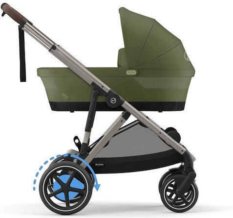 Cybex Gazelle S Baby Stroller Suitable for Newborn Moss Green 12.6kg