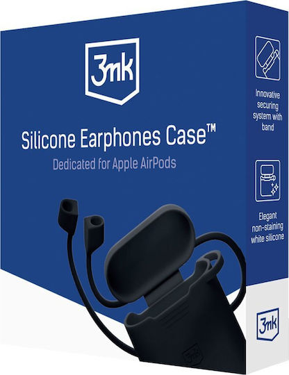 3MK Калъф с кука в Черен цвят за Apple AirPods Pro 3