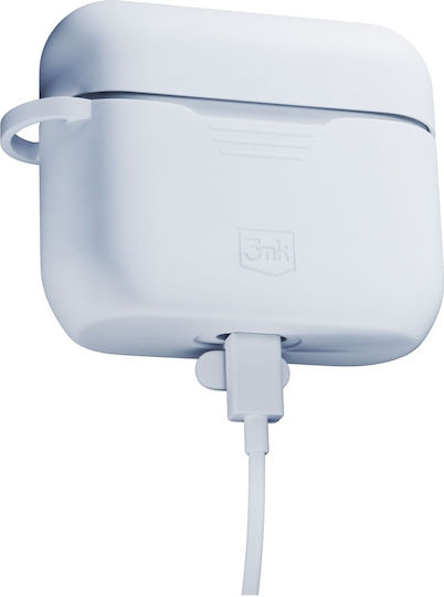 3MK Калъф с кука в Бял цвят за Apple AirPods Pro 3