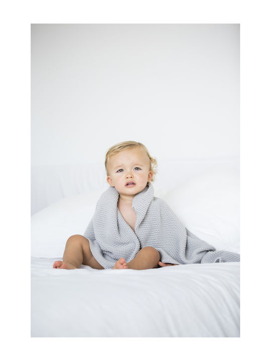 Bonjour Bebe Blanket Nursery Swaddling Blankets Blue Blue 70x90cm