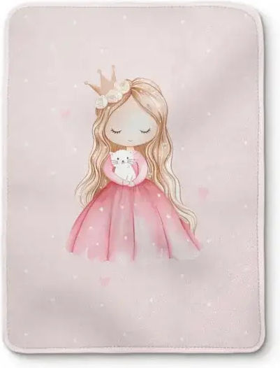 Borea Velvet Baby Blanket Pink 100x140cm