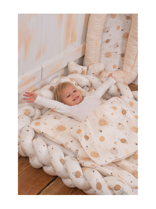 Amy Pătură Pepinieră Swaddling pături Bambus Bej 100x70cm