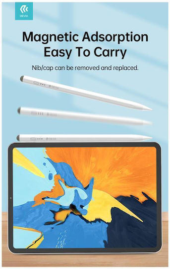 Devia Digital Touch Pen für iPad 2018 oder später in Weiß Farbe 317390