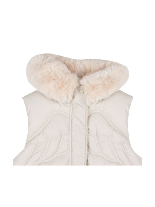 Kinder Freizeitjacke Ärmellos Beige