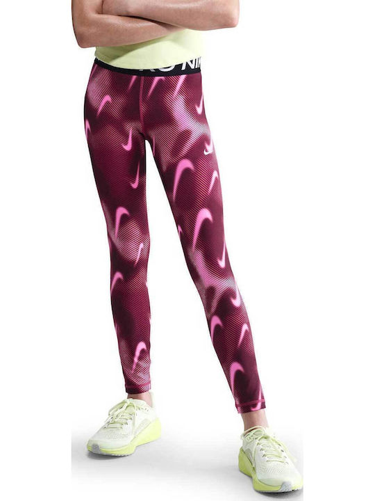 Kids Legging Sports Long Dri-Fit Pink