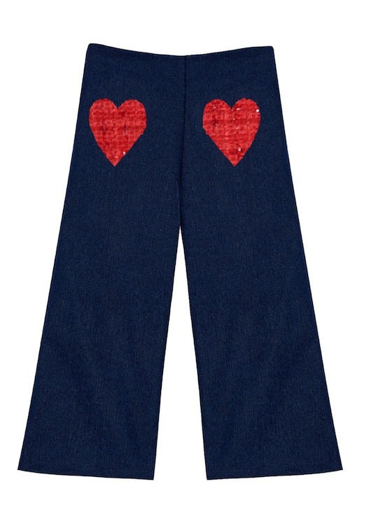 Kids' Denim Pants Red